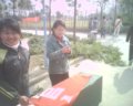 国贸082班宣传爱护公共财产活动