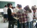 电子商务082班举行包饺子比赛活动