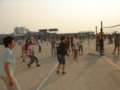 经贸系教师排球队和市场营销083班学生排球队举行友谊赛