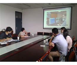 深圳国泰安公司来我系进行专业建设及校企合作洽谈