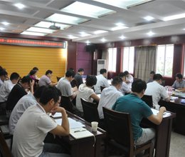 我院接受省教育工委文明单位创建工作检查验收