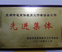 我校退教协荣获“芜湖市退离休教育工作者协会工作先进集体”称号