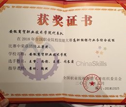 我校学子在2018年全国职业院校技能大赛高职组